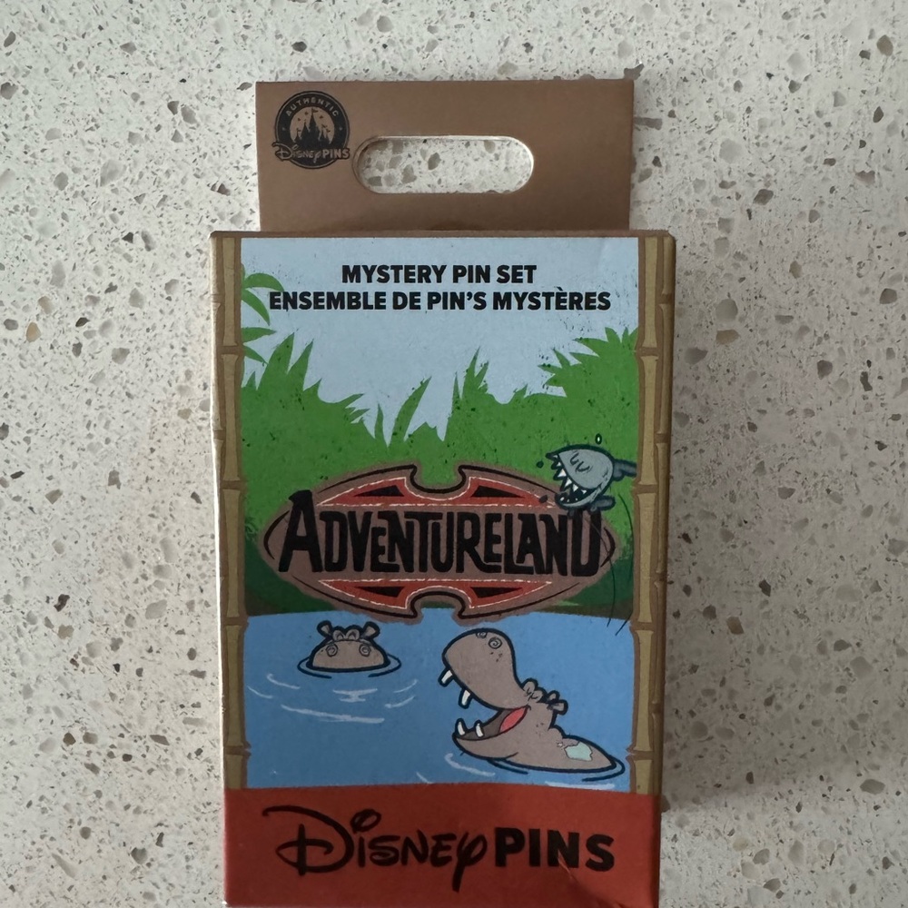 Disney Adventureland Mystery Pin Set unopened